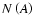 $N\left( A\right)$