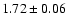 $1.72\pm0.06$