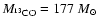 $M_{\rm {{^{13}CO}}}=177~M_\odot$