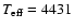 $T_{\rm eff}= 4431$