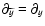 $\partial_{\widetilde{y}}=\partial_{y}$