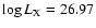 $\log L_{\rm X}=26.97$