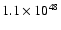 $1.1\times 10^{48}$
