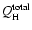 $Q_{\rm H}^{\rm
total}$