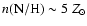$n({\rm N/H}) \sim 5~Z_{\odot}$