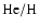 $\rm {He/H}$