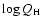$\log Q_{\rm H}$