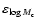 $\varepsilon_{\log M_{\rm c}}$