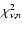 $\chi^2_{\nu,n}$