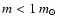 $m<1~m_\odot$