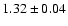 $1.32\pm0.04$