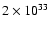 $2\times10^{33}$
