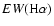 $EW({\rm H}\alpha )$