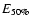 $E_{\rm 50\%}$