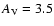 $A_{\rm V} = 3.5$