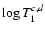 $\log T_1^{c,d}$