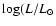 $\log(L/L_{\odot}$