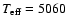 $T_{\rm eff} = 5060$
