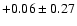 $+0.06 \pm 0.27$