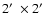 $2\hbox{$^\prime$ }\times 2\hbox{$^\prime$ }$