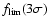 $f_{{\rm lim}} (3\sigma)$