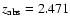 $z_{{\rm abs}}=2.471$