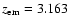 $z_{{\rm em}}=3.163$