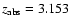 $z_{{\rm abs}}=3.153$