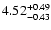 $4.52_{\rm -0.43}^{+0.49}$