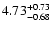 $4.73_{\rm -0.68}^{+0.73}$