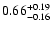 $0.66_{\rm -0.16}^{+0.19}$
