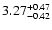 $3.27_{\rm -0.42}^{+0.47}$