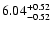 $6.04_{\rm -0.52}^{+0.52}$