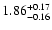 $1.86_{\rm -0.16}^{+0.17}$