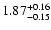 $1.87_{\rm -0.15}^{+0.16}$