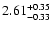 $2.61_{\rm -0.33}^{+0.35}$