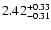 $2.42_{\rm -0.31}^{+0.33}$