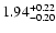 $1.94_{\rm -0.20}^{+0.22}$