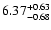 $6.37_{\rm -0.68}^{+0.63}$