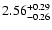 $2.56_{\rm -0.26}^{+0.29}$
