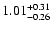 $1.01_{\rm -0.26}^{+0.31}$
