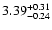 $3.39_{\rm -0.24}^{+0.31}$