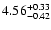 $4.56_{\rm -0.42}^{+0.33}$
