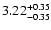 $3.22_{\rm -0.35}^{+0.35}$