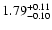 $1.79_{\rm -0.10}^{+0.11}$
