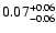 $0.07_{\rm -0.06}^{+0.06}$