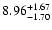 $8.96_{\rm -1.70}^{+1.67}$