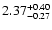 $2.37_{\rm -0.27}^{+0.40}$