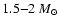 $1.5{-}2~M_\odot$