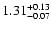 $1.31_{\rm -0.07}^{+0.13}$